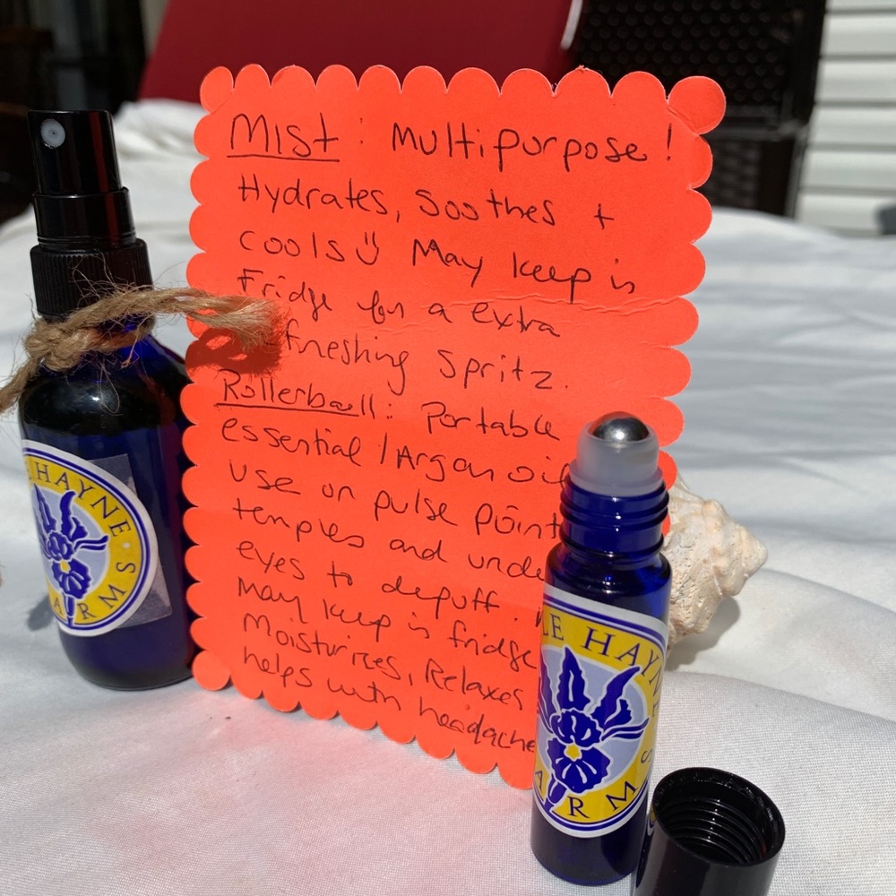 Soothing Aromatherapy mist and rollerball/small bath: organic - Picture 2 of 8